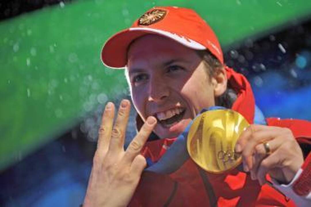 Pirmąjį aukso medalį iškovojo šveicaras
