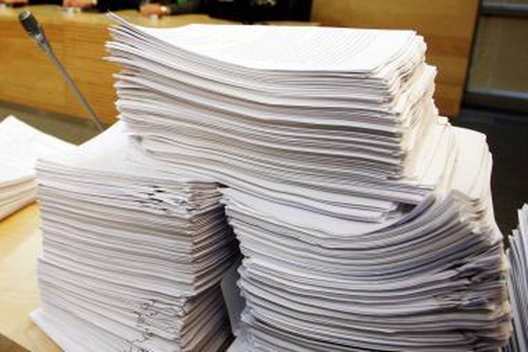 Sulaikytas automobilis su, kaip įtariama, suklastotais dokumentais