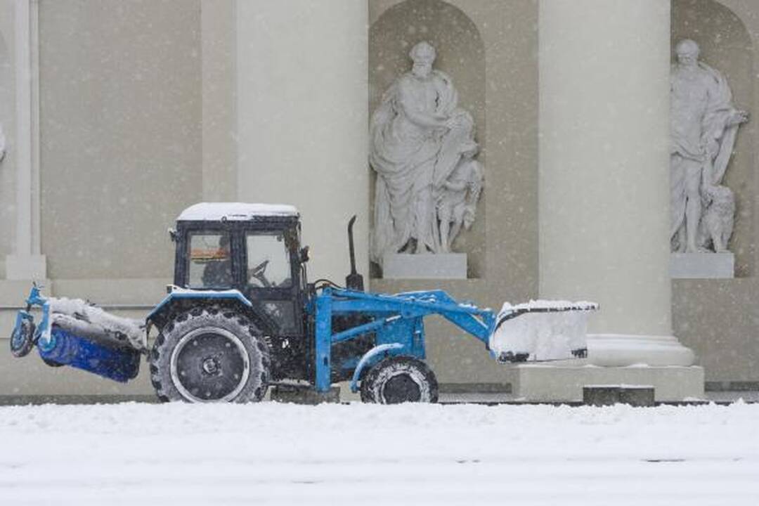Savivaldybė pildo druskos atsargas