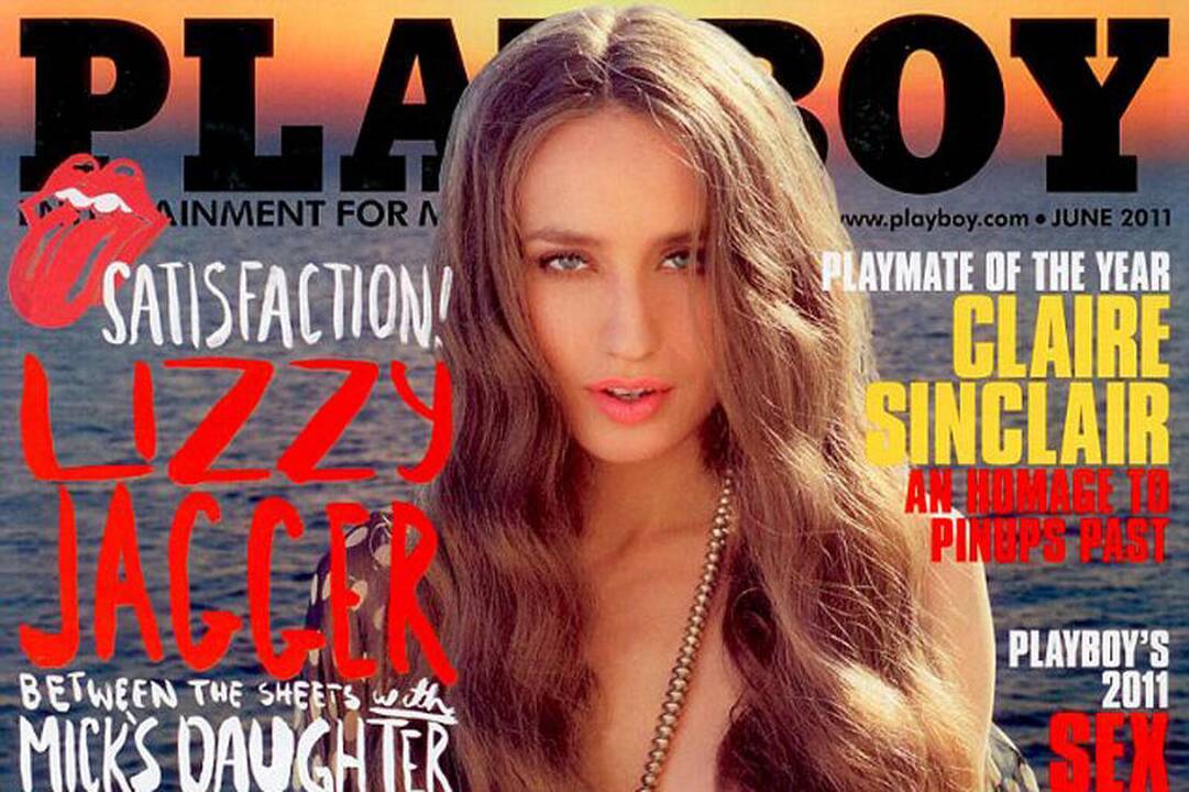 Micko Jaggerio dukra Lizzy papuošė "Playboy" viršelį (foto)