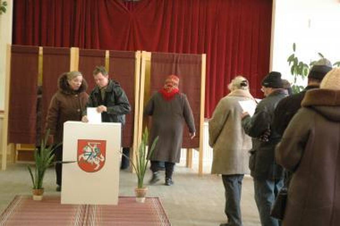 Klaipėdiečiai dalyvauja rinkimuose