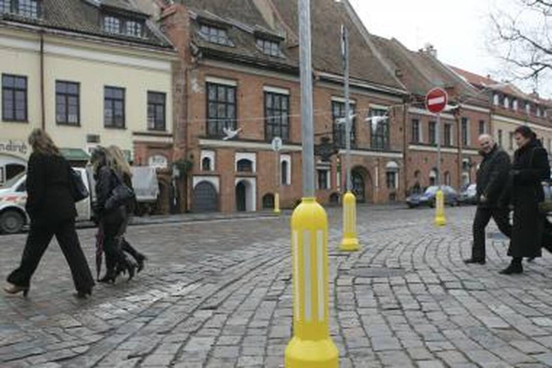 Per Rotušės aikštę tranzitu važiuoti nebeleis