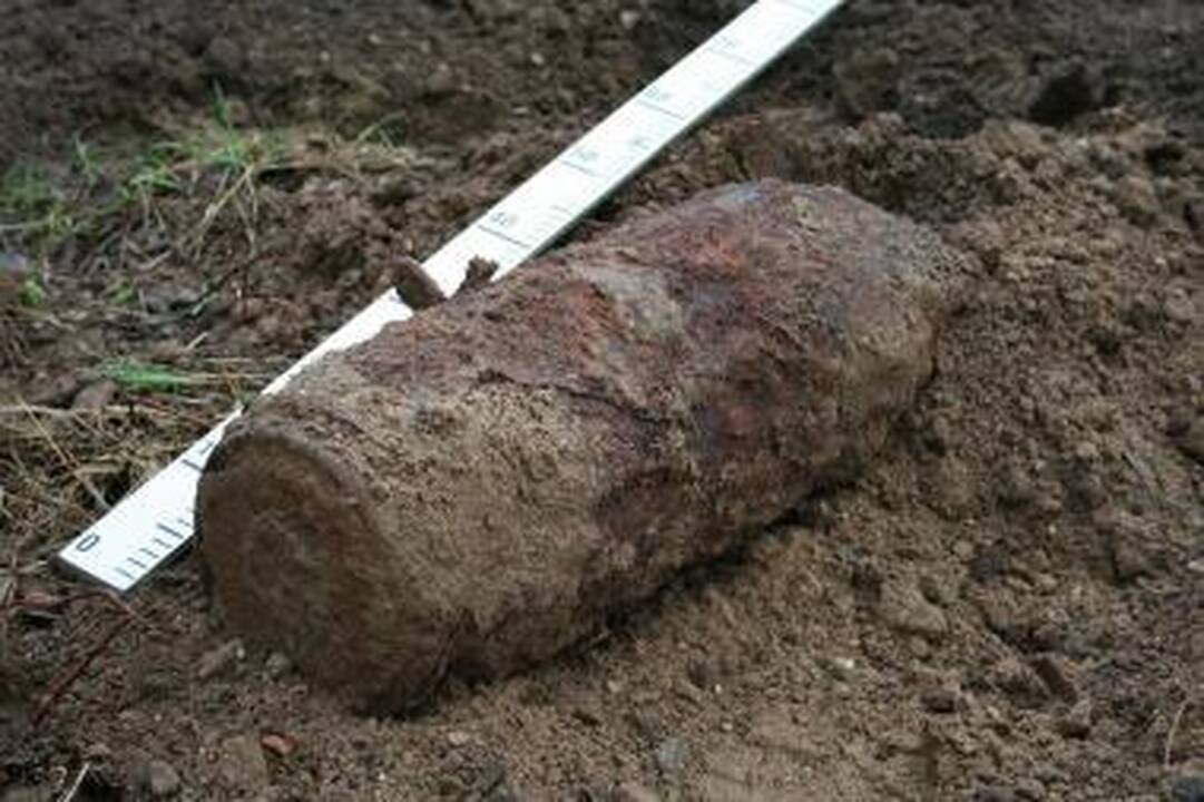 Sunaikintas Antrojo pasaulinio karo sprogmuo