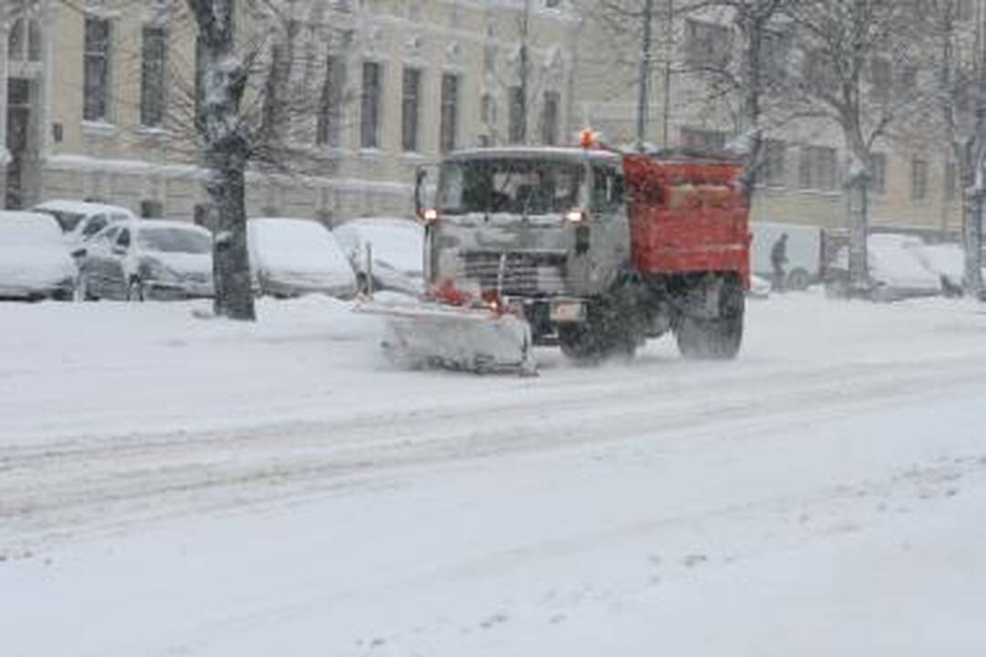 Klaipėdoje žadama pūga ir sniegas