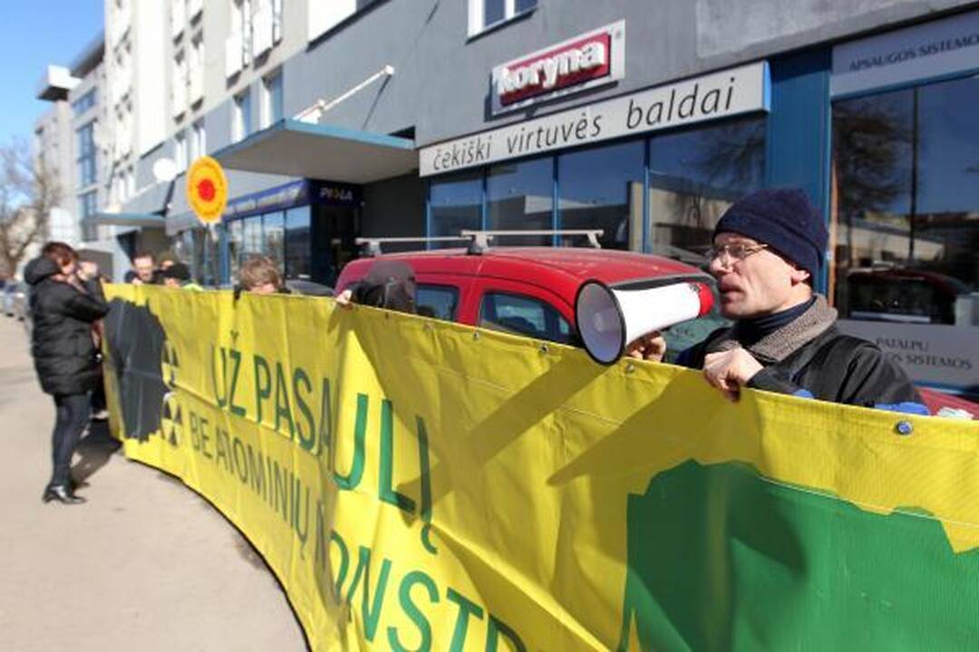 Vilniečiai: nenorime Fukušimos Vilniaus pašonėje!