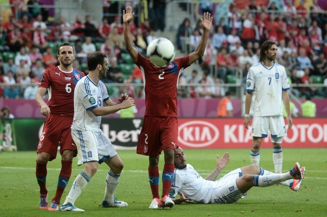 Euro 2012: Čekijos rinktinė nugalėjo graikus