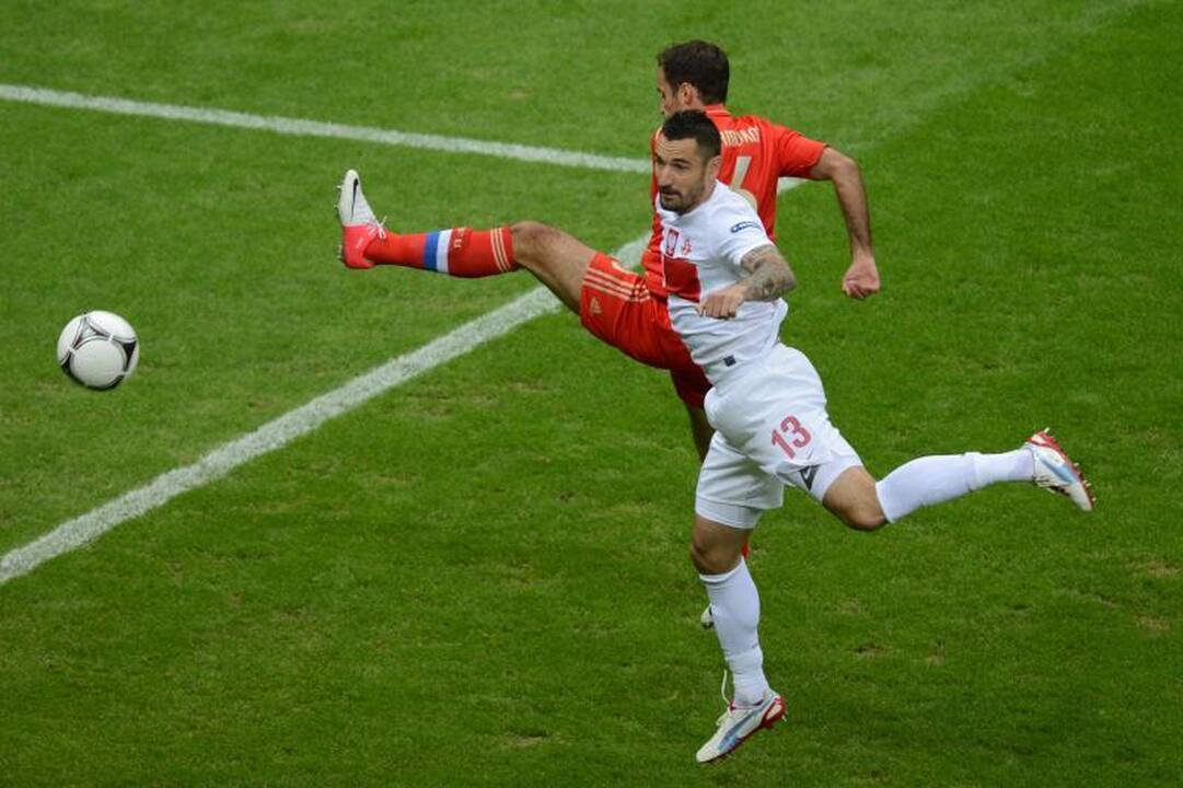 Euro 2012: Rusijos ir Lenkijos vienuolikės sužaidė lygiosiomis