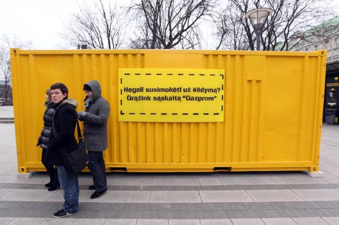 Nesusimoki už šilumą? Tegul moka „Gazprom“