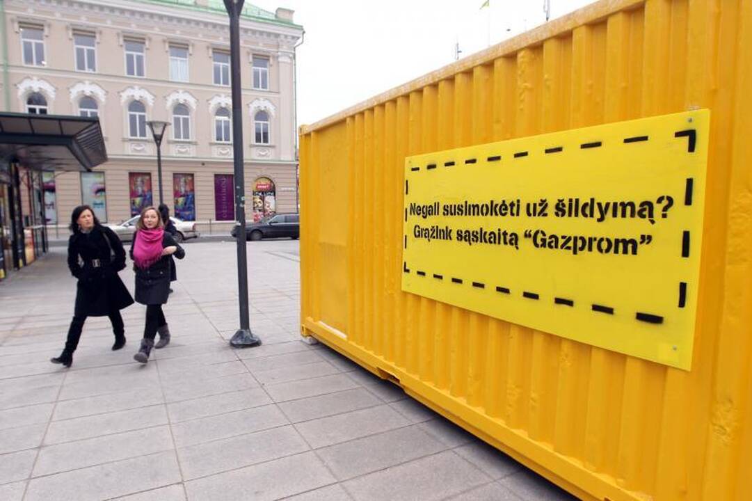 Nesusimoki už šilumą? Tegul moka „Gazprom“