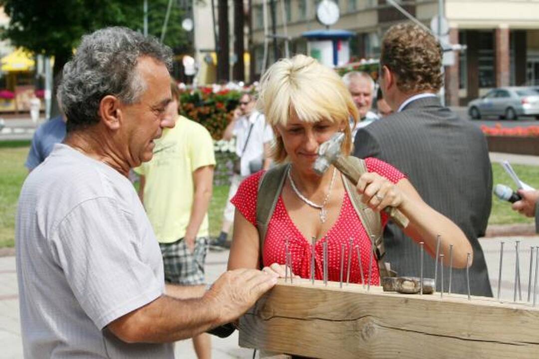 Klaipėdiečiai reikalavo ministrų atsistatydinimo
