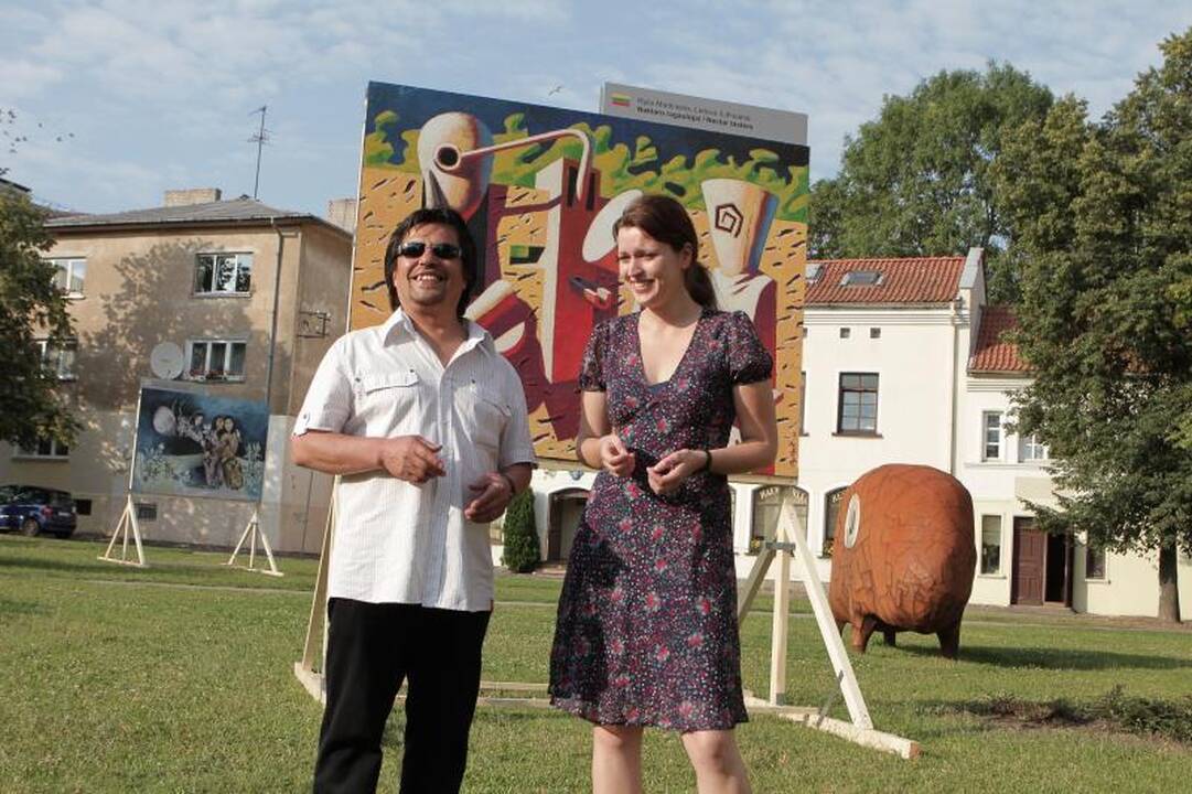 Švenčiančios Klaipėdos skvere – tarptautinė lauko tapybos paroda