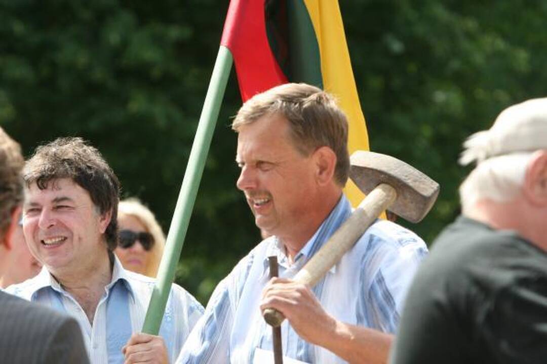 Klaipėdiečiai reikalavo ministrų atsistatydinimo
