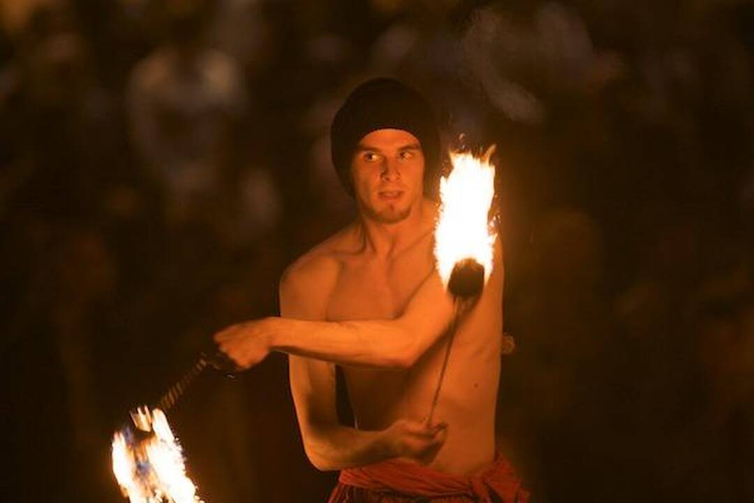 Vilniuje liepsnojo mandalos