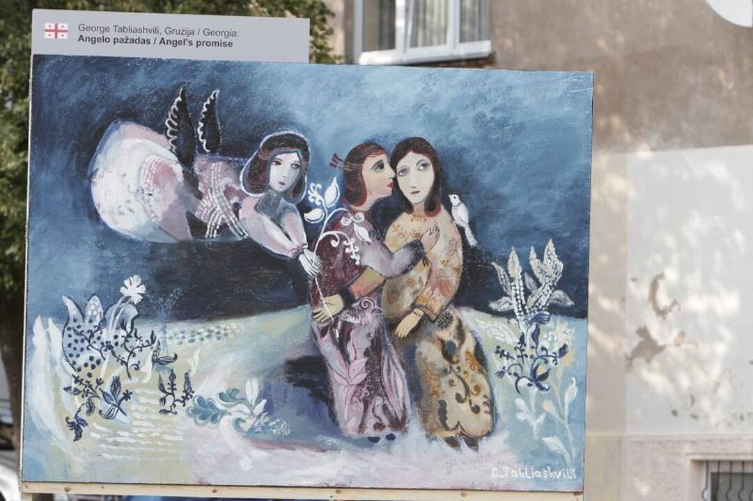 Švenčiančios Klaipėdos skvere – tarptautinė lauko tapybos paroda