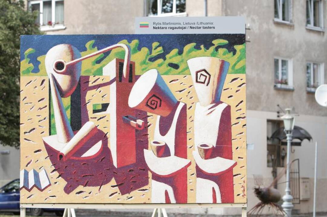 Švenčiančios Klaipėdos skvere – tarptautinė lauko tapybos paroda