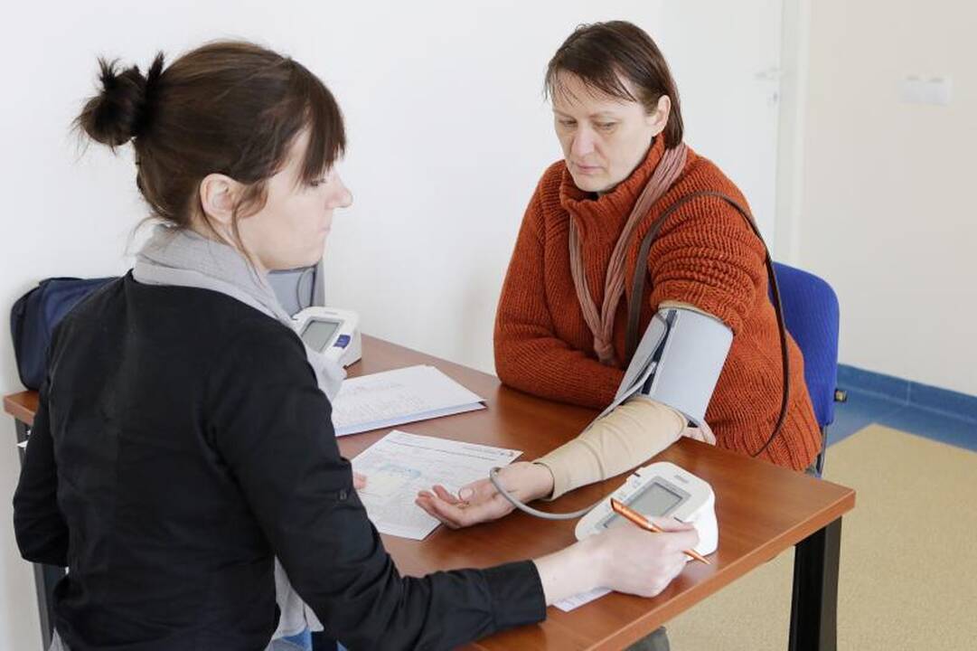 Pasaulinę sveikatos dieną klaipėdiečiai noriai tikrinosi sveikatą