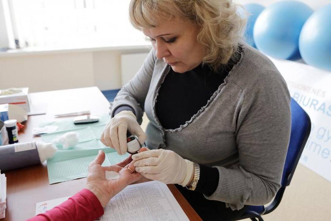 Pasaulinę sveikatos dieną klaipėdiečiai noriai tikrinosi sveikatą