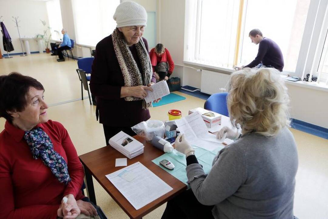 Pasaulinę sveikatos dieną klaipėdiečiai noriai tikrinosi sveikatą