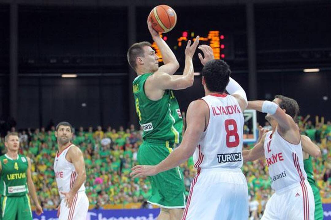 Trečias kartas nemelavo. Lietuva - Turkija 75:68