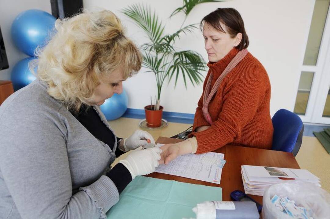 Pasaulinę sveikatos dieną klaipėdiečiai noriai tikrinosi sveikatą