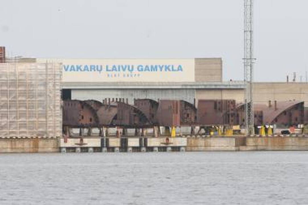 „Vakarų laivų gamyklos“ pajamos išaugo 63 proc.