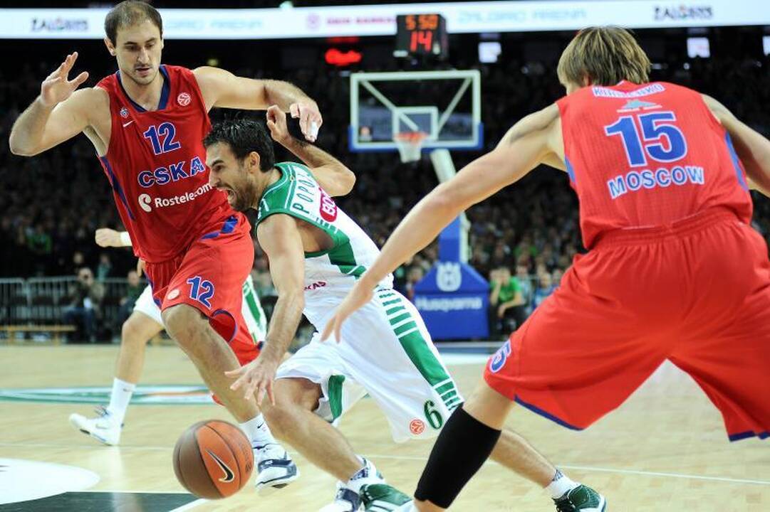 Žalgiriečiams taip ir nepavyko pavyti CSKA (74:87)