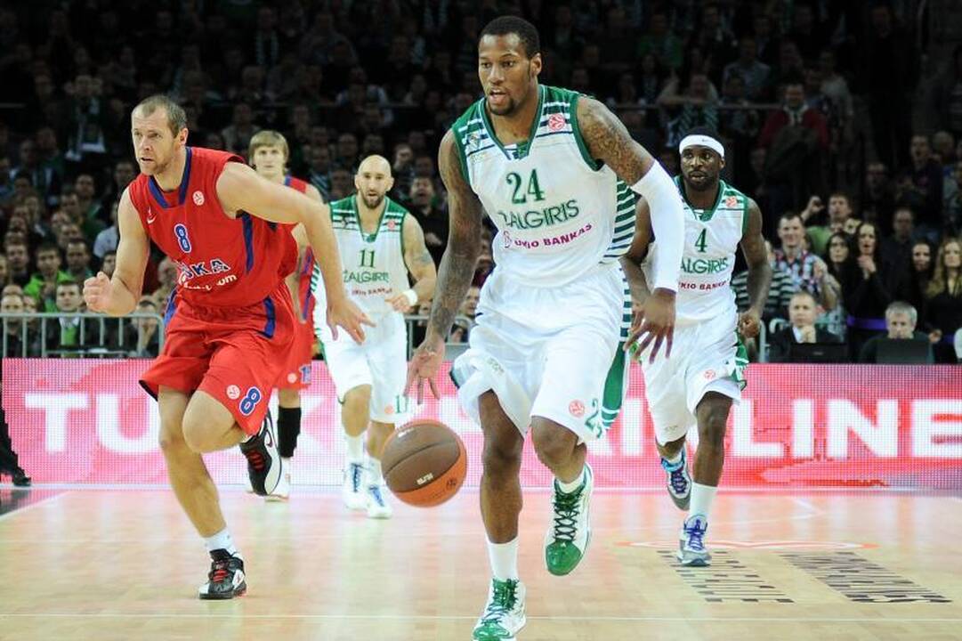 Žalgiriečiams taip ir nepavyko pavyti CSKA (74:87)