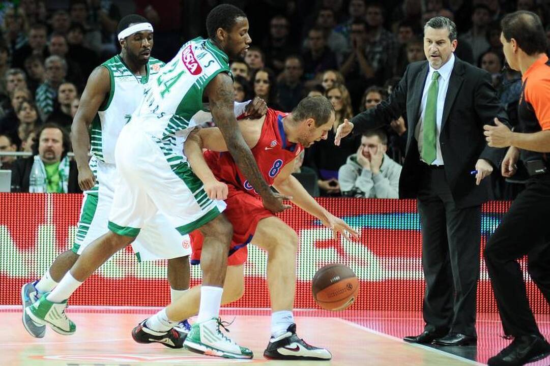 Žalgiriečiams taip ir nepavyko pavyti CSKA (74:87)