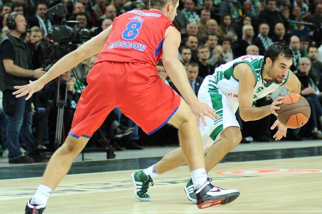 Žalgiriečiams taip ir nepavyko pavyti CSKA (74:87)