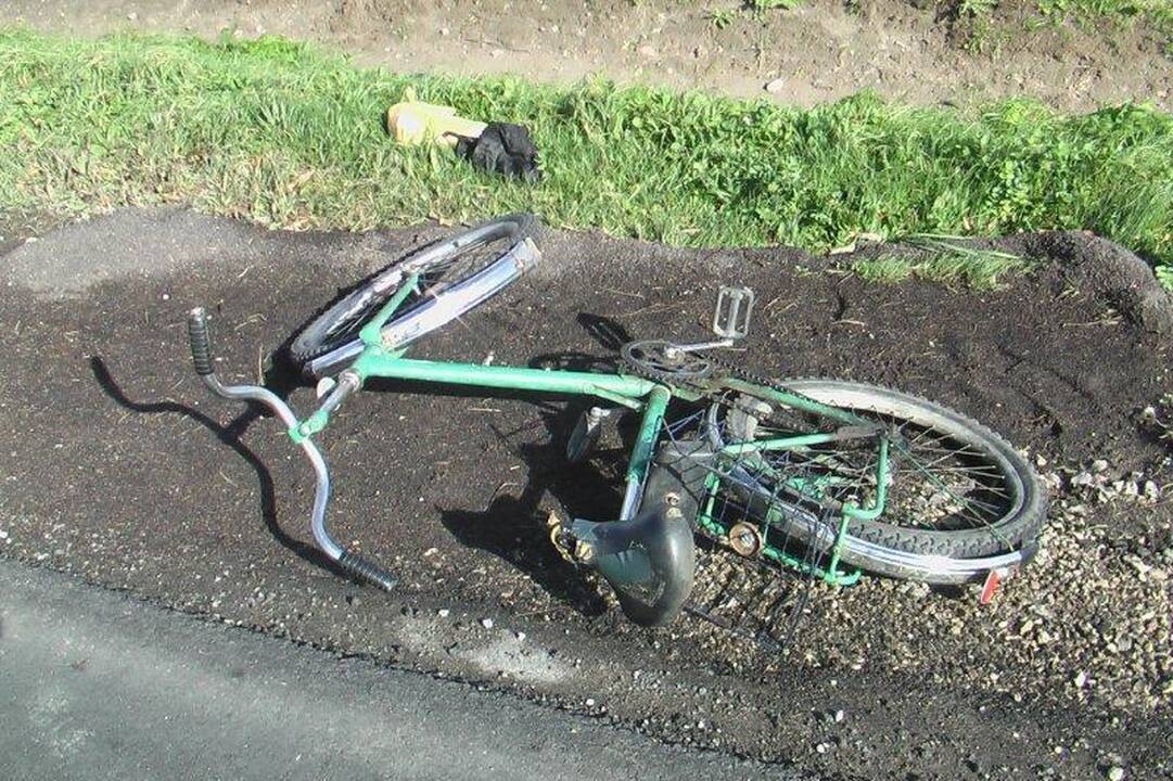 Klaipėdos rajone vėjo gūsis partrenkė dviratininką