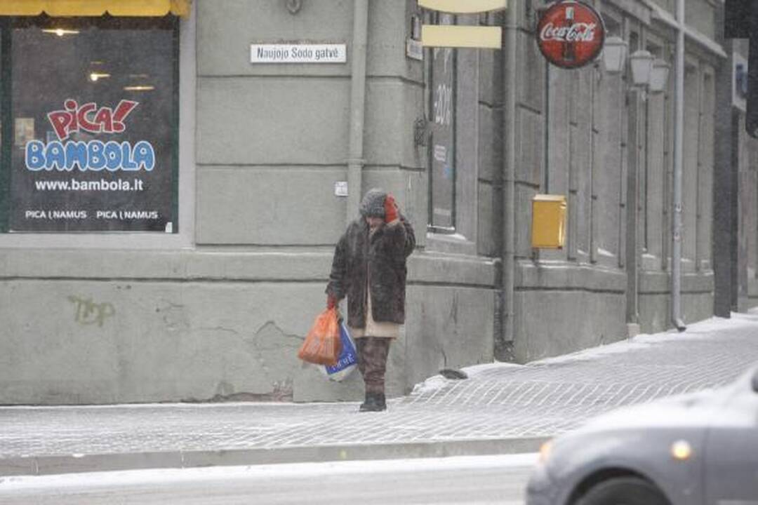 Klaipėdos kelininkams ir vairuotojams pūgos išbandymas