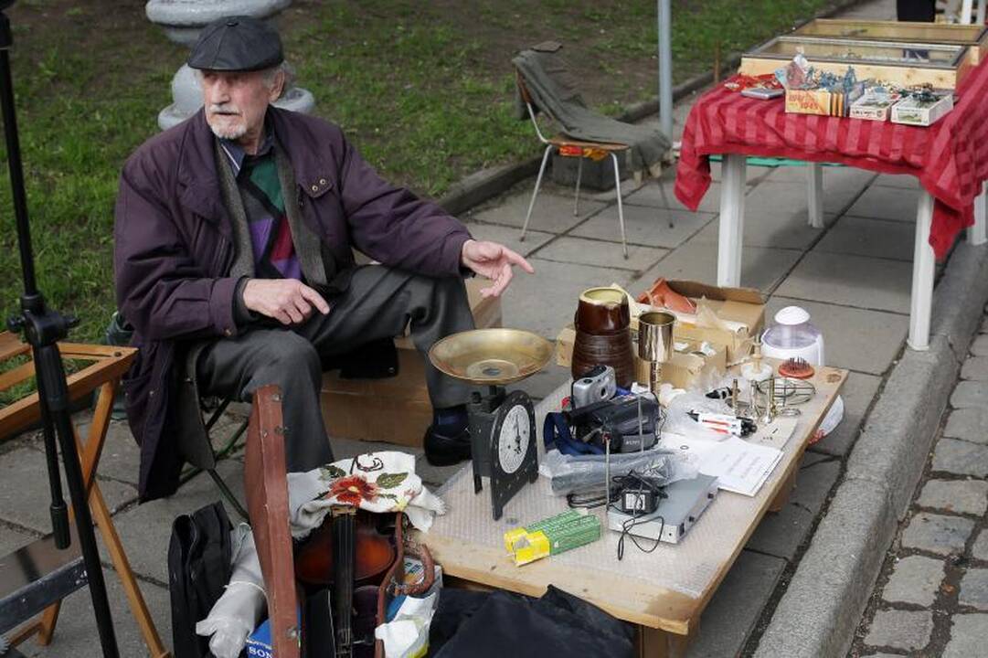 Klaipėdos senamiestyje atgimė blusų turgus