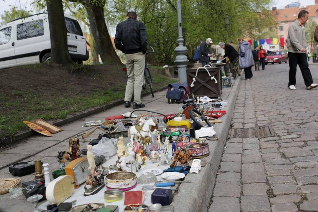 Klaipėdos senamiestyje atgimė blusų turgus