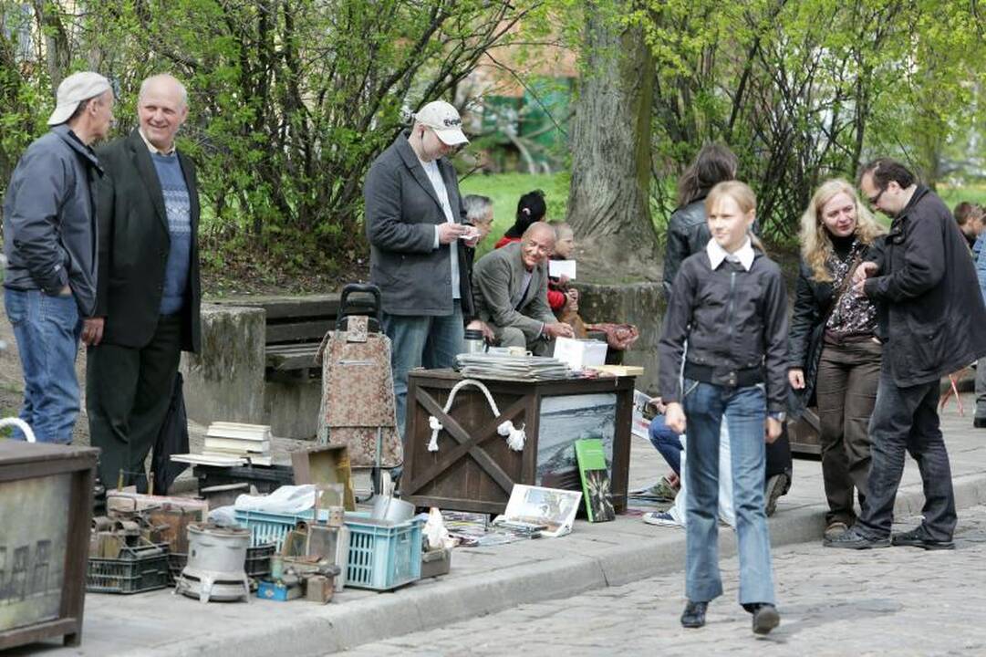 Klaipėdos senamiestyje atgimė blusų turgus