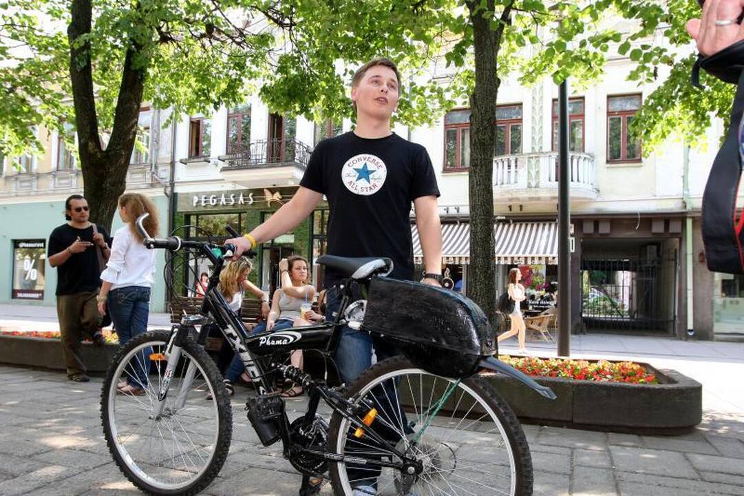 Kaip kaunietis dviratį patobulino 