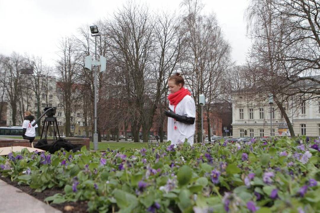 Klaipėdiečiai minėjo Pasaulinę AIDS dieną (atnaujinta)  