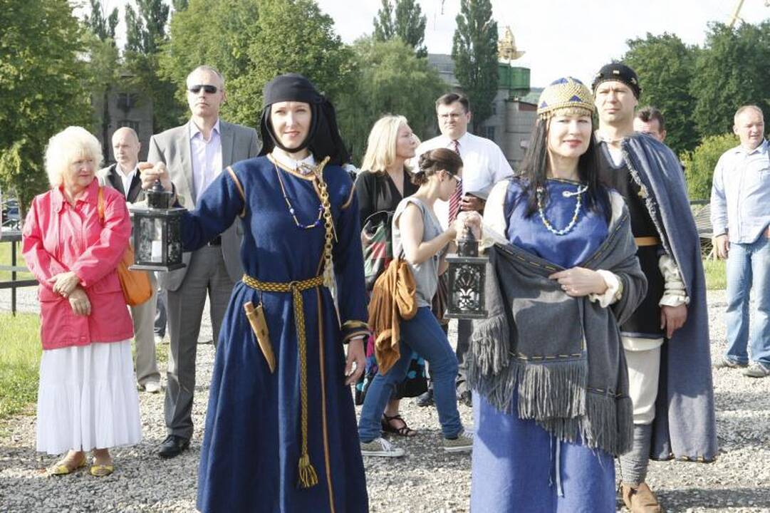 Klaipėdos jubiliejui – iškilminga vėliavos pakėlimo ceremonija