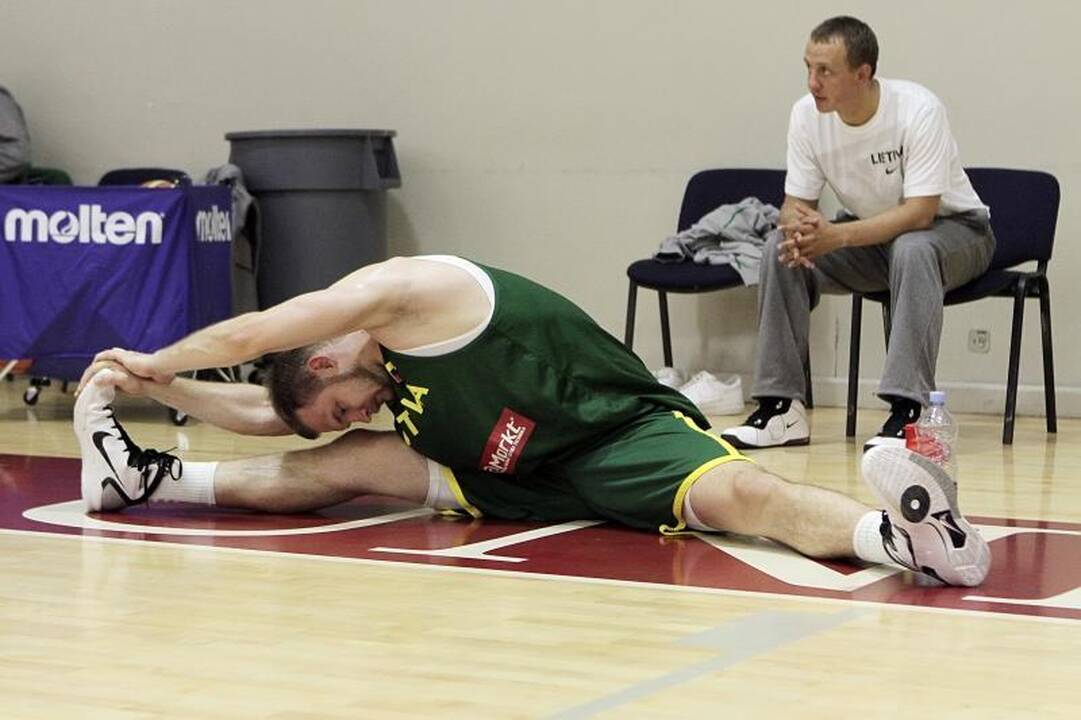 Krepšinio rinktinės kandidatai atvyko į pajūrį