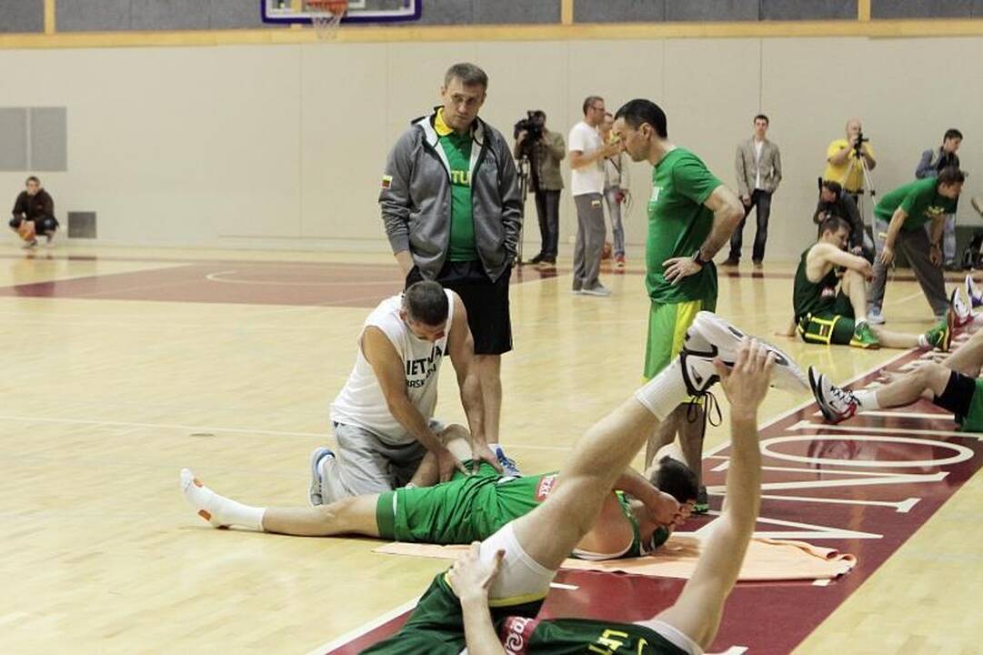 Krepšinio rinktinės kandidatai atvyko į pajūrį