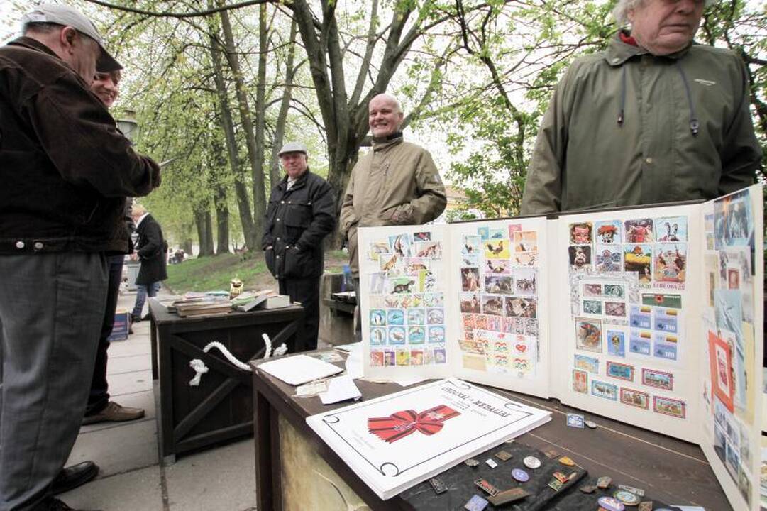 Klaipėdos senamiestyje vėl veikia blusų turgus