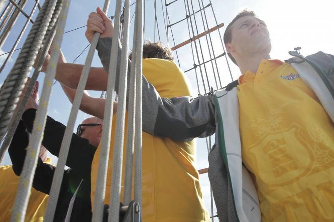 Lietuvos vyrų krepšinio rinktinė iškylavo jūroje  