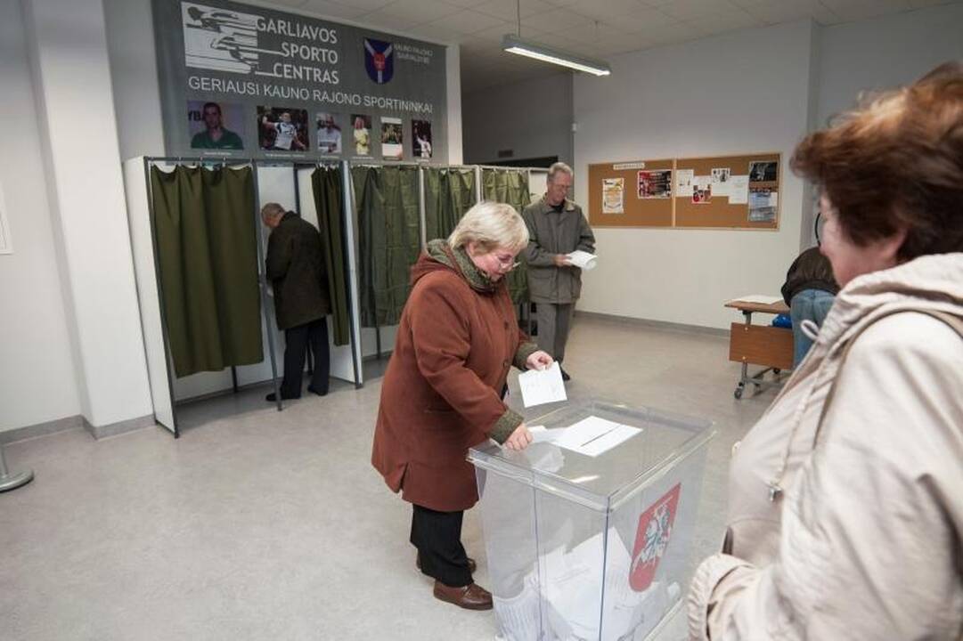 Kaune balsavęs V.Romanovas pastebėjo pažeidimą