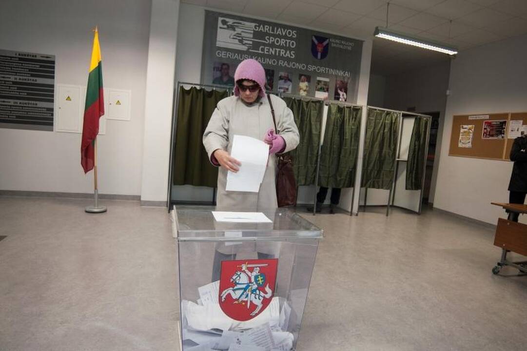 Kaune balsavęs V.Romanovas pastebėjo pažeidimą