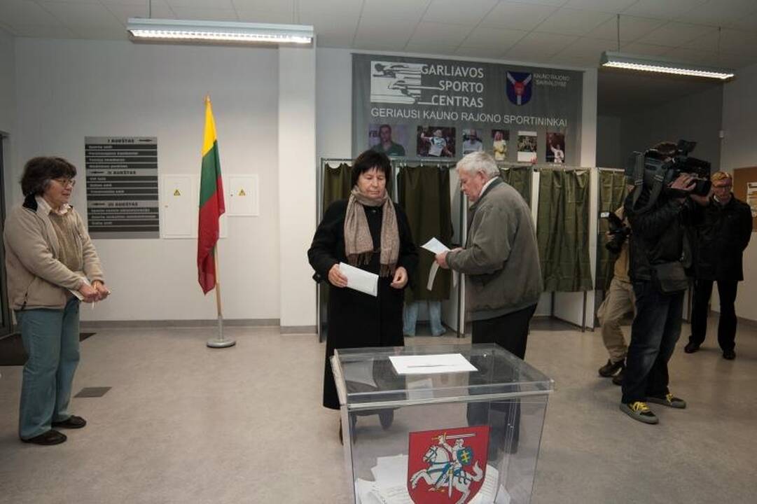 Kaune balsavęs V.Romanovas pastebėjo pažeidimą