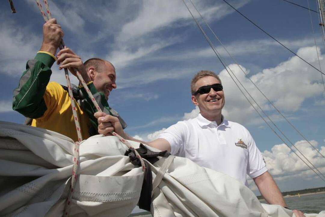 Lietuvos vyrų krepšinio rinktinė iškylavo jūroje  