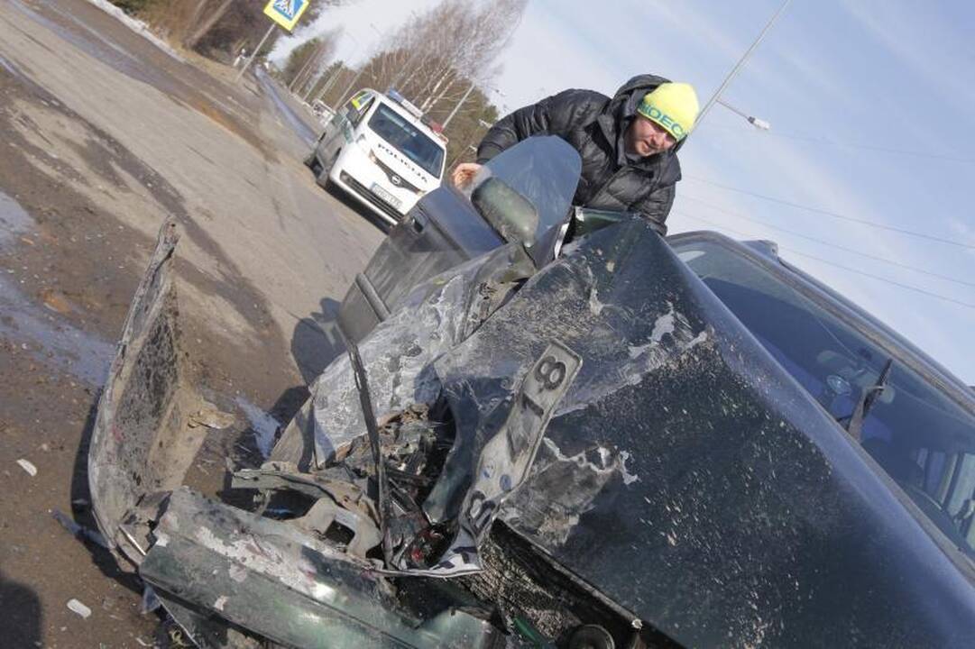 Per avariją Vilniaus pakraštyje sužalotas vaikas 