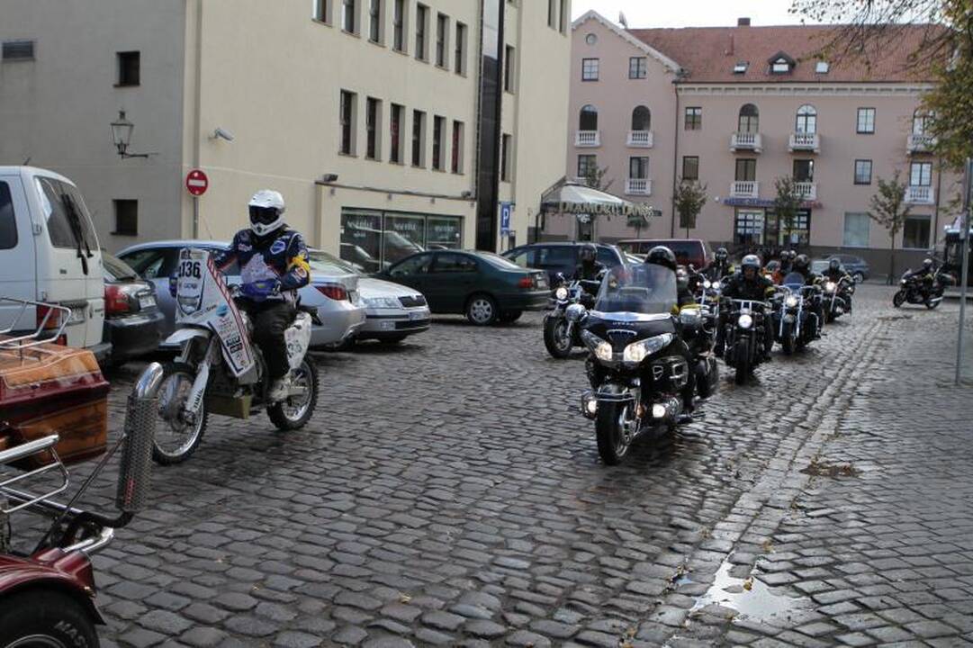 Pajūrio baikeriai kvietė į Pasaulinei širdies dienai skirtą šventę