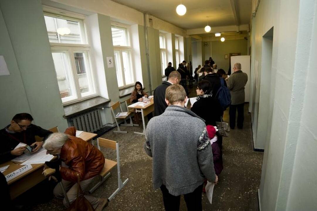 Kaune balsavęs V.Romanovas pastebėjo pažeidimą