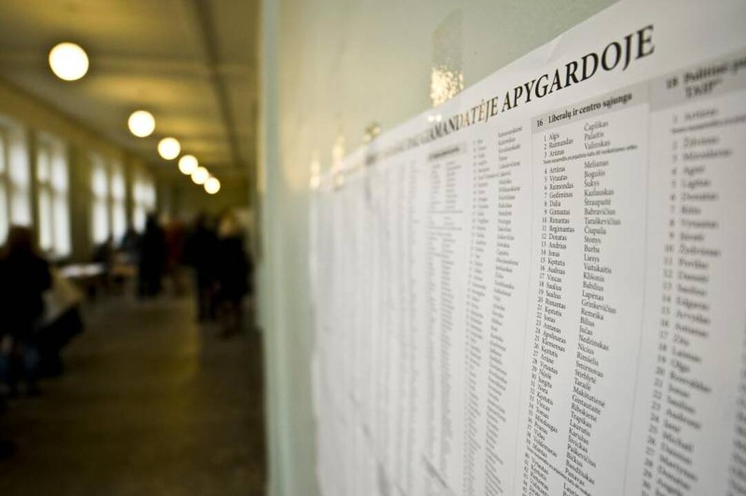 Kaune balsavęs V.Romanovas pastebėjo pažeidimą