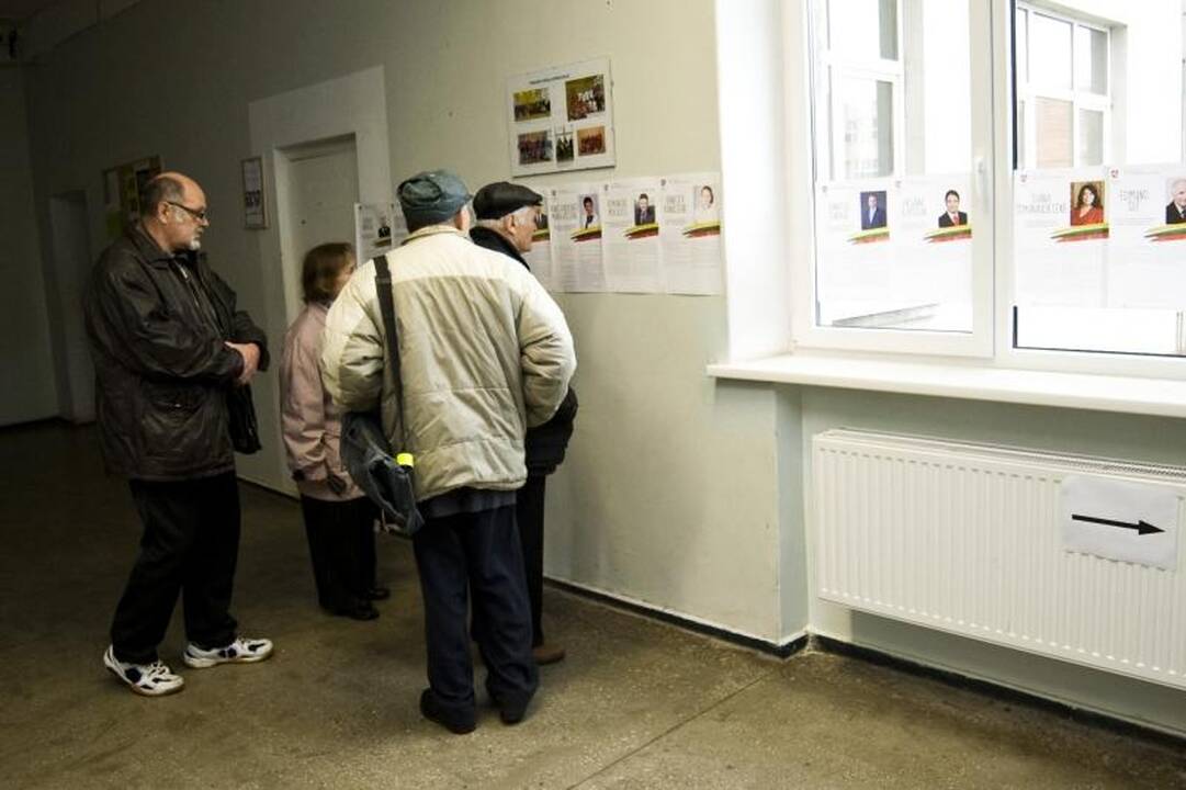 Kaune balsavęs V.Romanovas pastebėjo pažeidimą